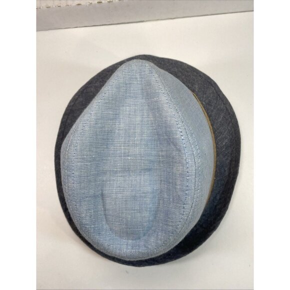 Men's Hat Small/Medium light, blue, dark, blue and brown ~ New - Picture 4 of 6